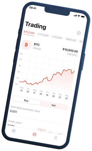 Zenda Inverencia interfaz de plataforma de comercio automático de criptomonedas