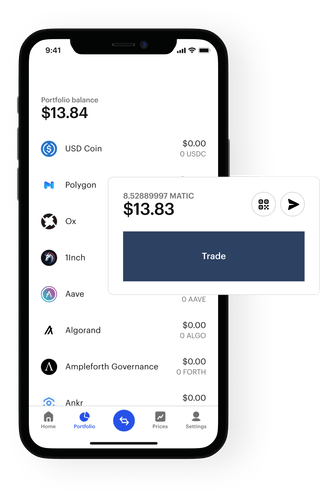 Zenda Inverencia pantalla de incorporación de plataforma de operaciones y configuración de cuenta